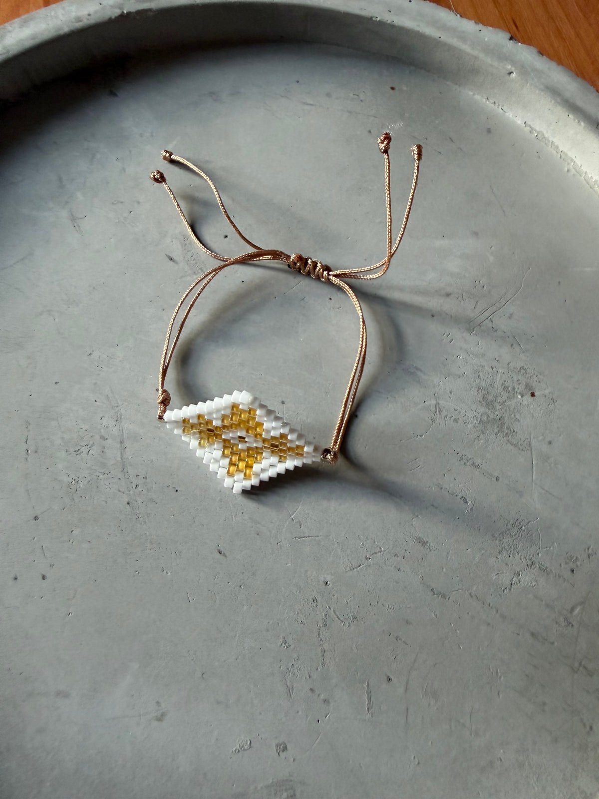 Handmade Miyuki Bracelet with Ethnic Design