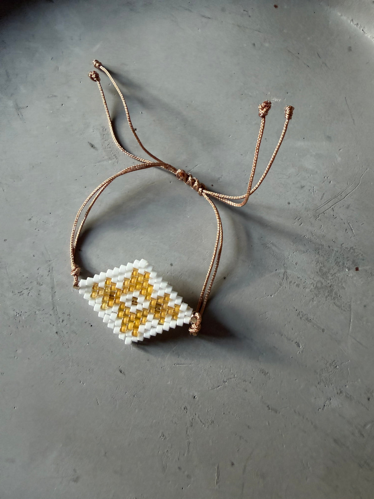 Handmade Miyuki Bracelet with Ethnic Design