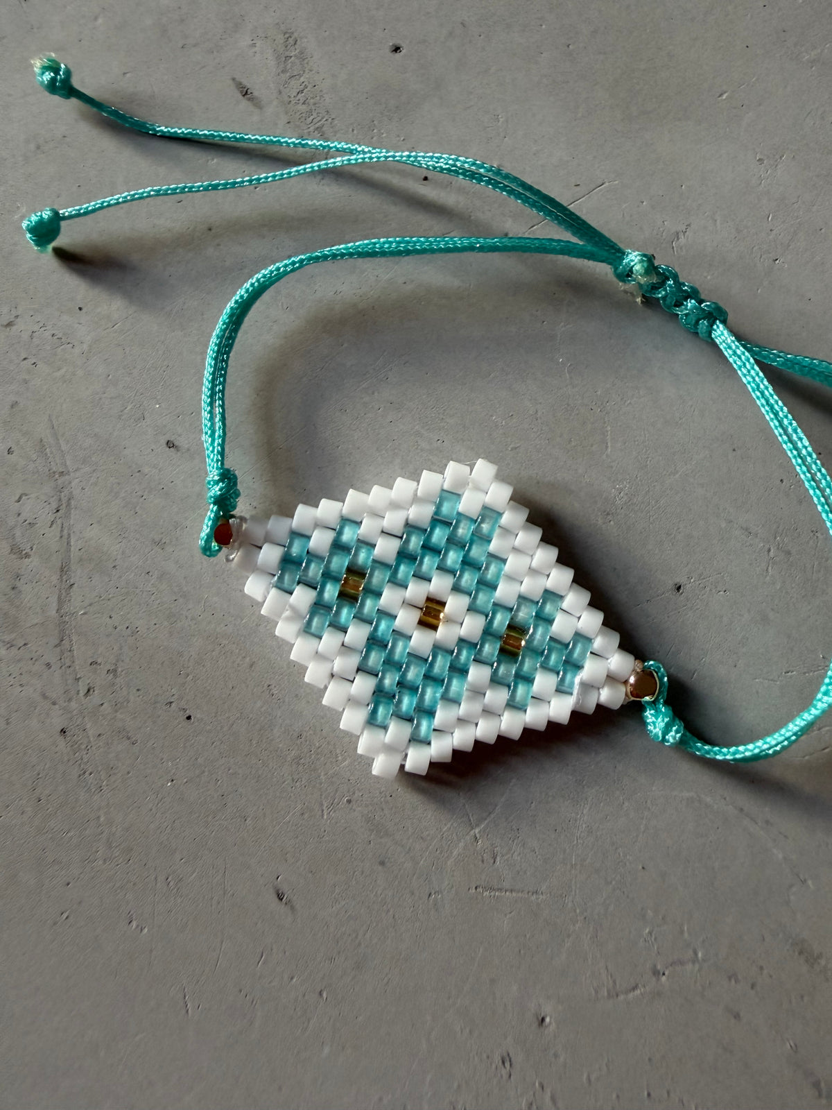 Handmade Miyuki Bracelet with Ethnic Design
