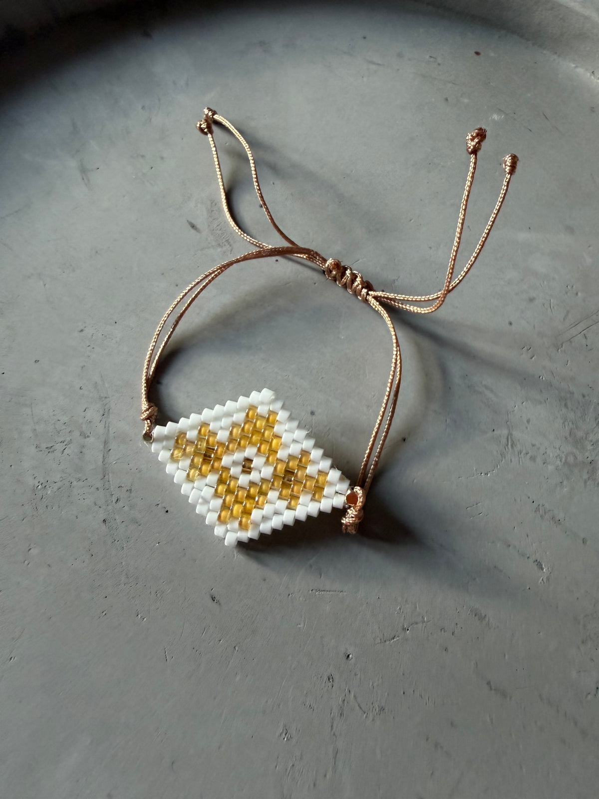 Handmade Miyuki Bracelet with Ethnic Design
