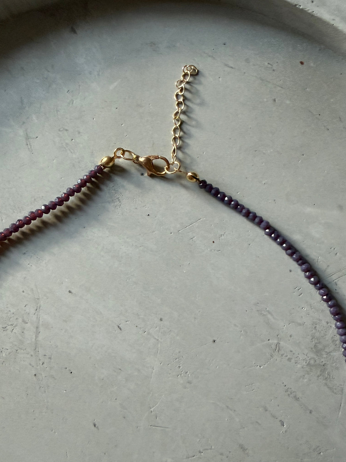 Necklace with music note pendant
