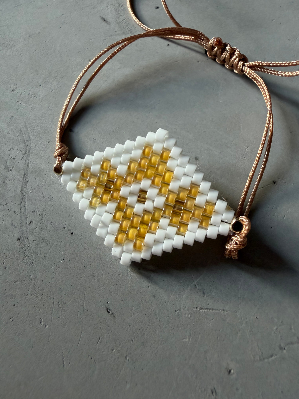Handmade Miyuki Bracelet with Ethnic Design