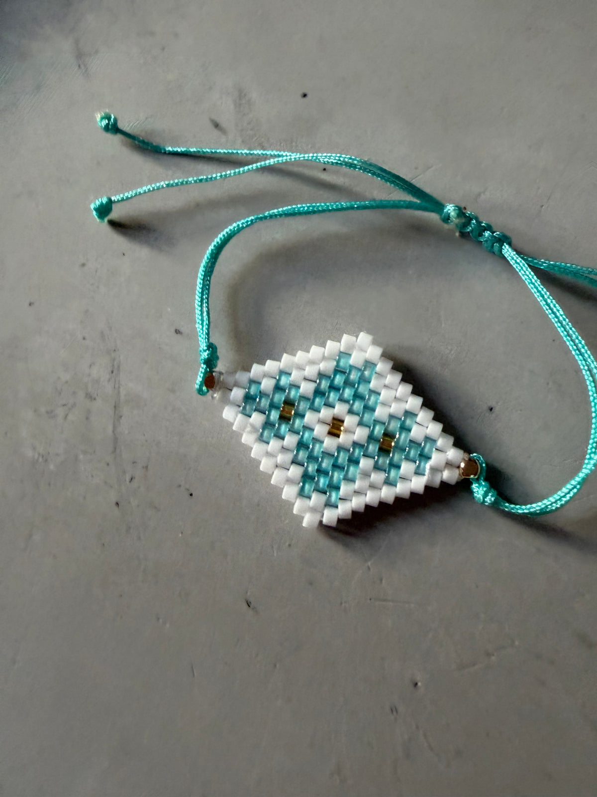 Handmade Miyuki Bracelet with Ethnic Design
